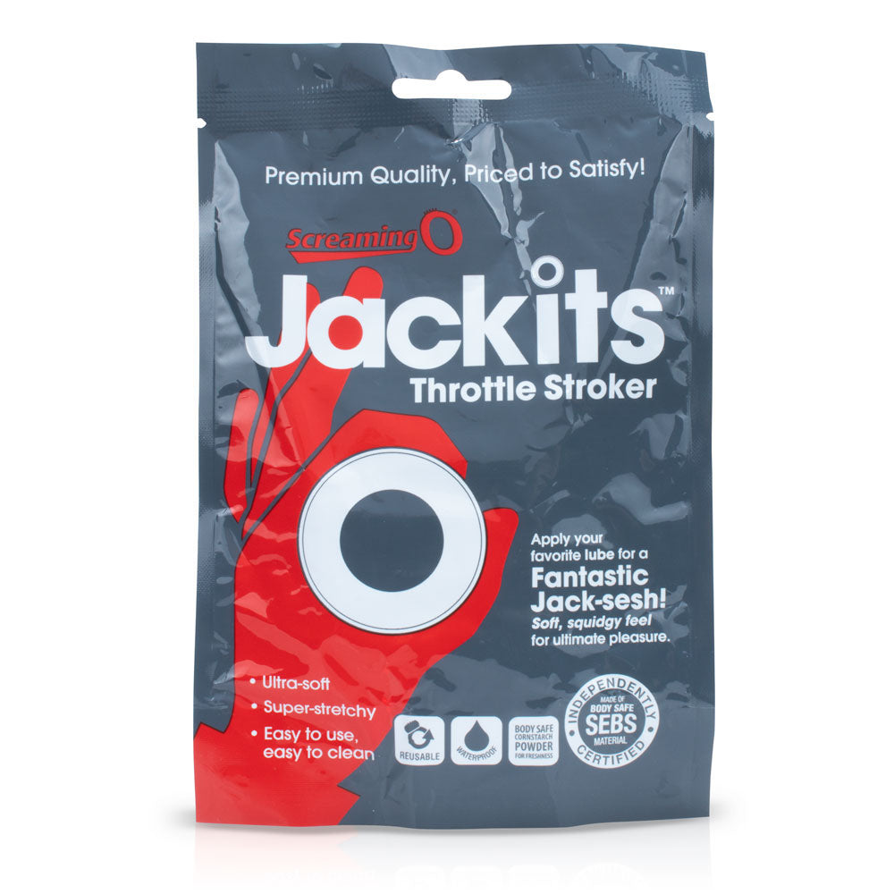 Jackits Throttle Stroker - Clear - Each - Not Very Vanilla