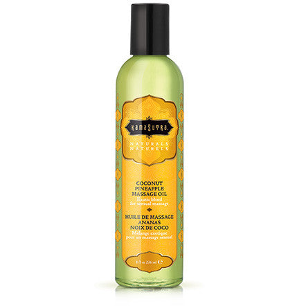 Naturals Massage Oil - Coconut Pineapple 8 Fl Oz - Not Very Vanilla