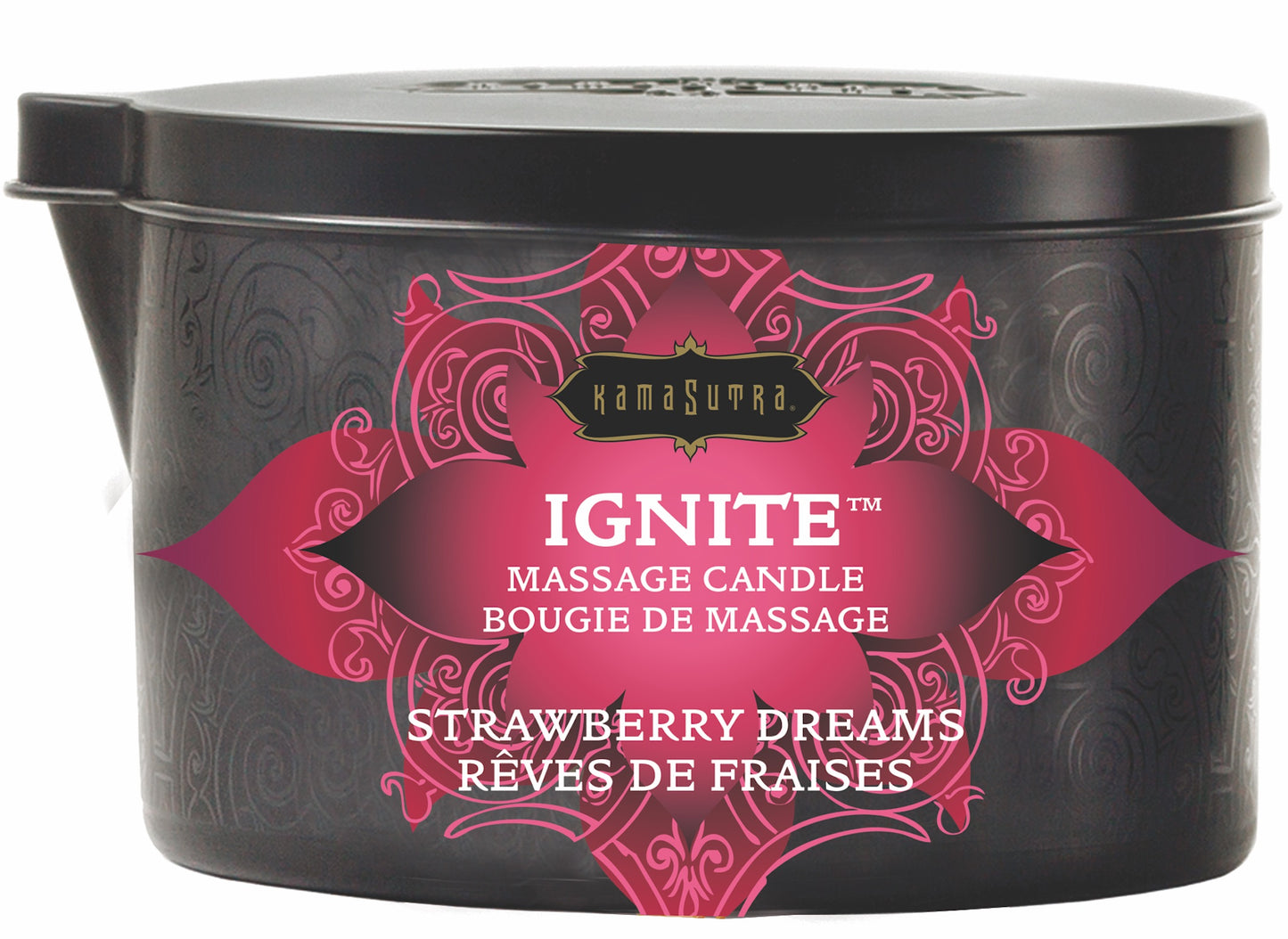 Ignite Strawberry Dreams Massage Candle - 6 Oz. - Not Very Vanilla