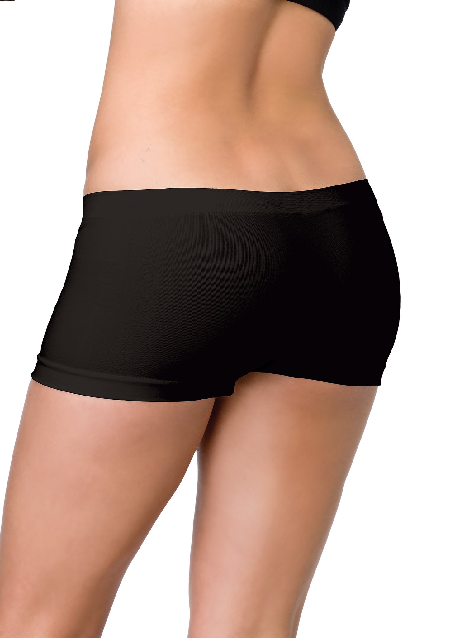 Seamless Boyshorts - Black - Not Very Vanilla