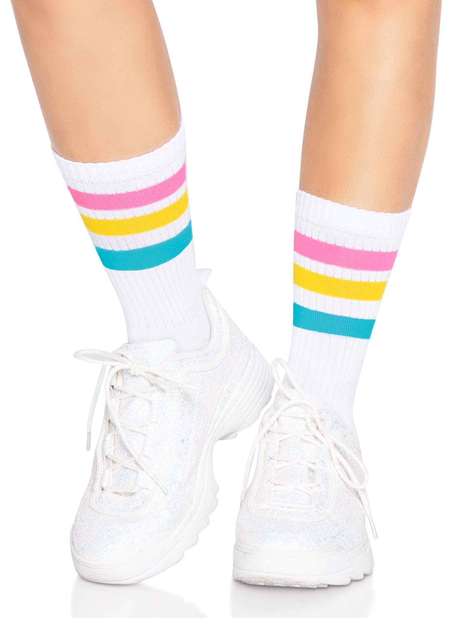 Pride Crew Socks - One Size - Pansexual - Not Very Vanilla