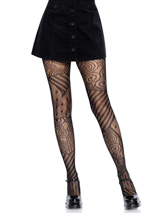 Doll Net Tights - One Size - Black - Not Very Vanilla