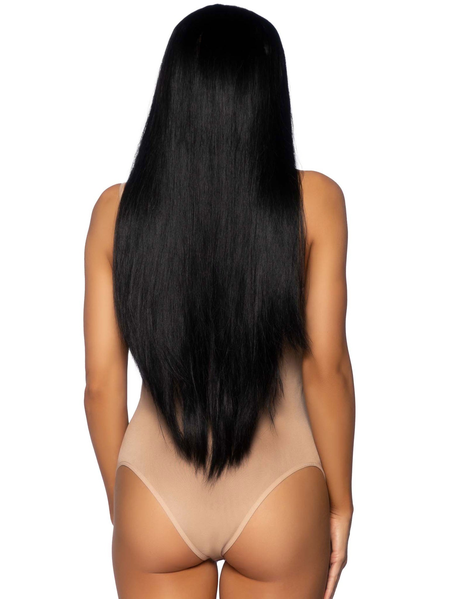 33 Inch Long Straight Wig - Black - Not Very Vanilla