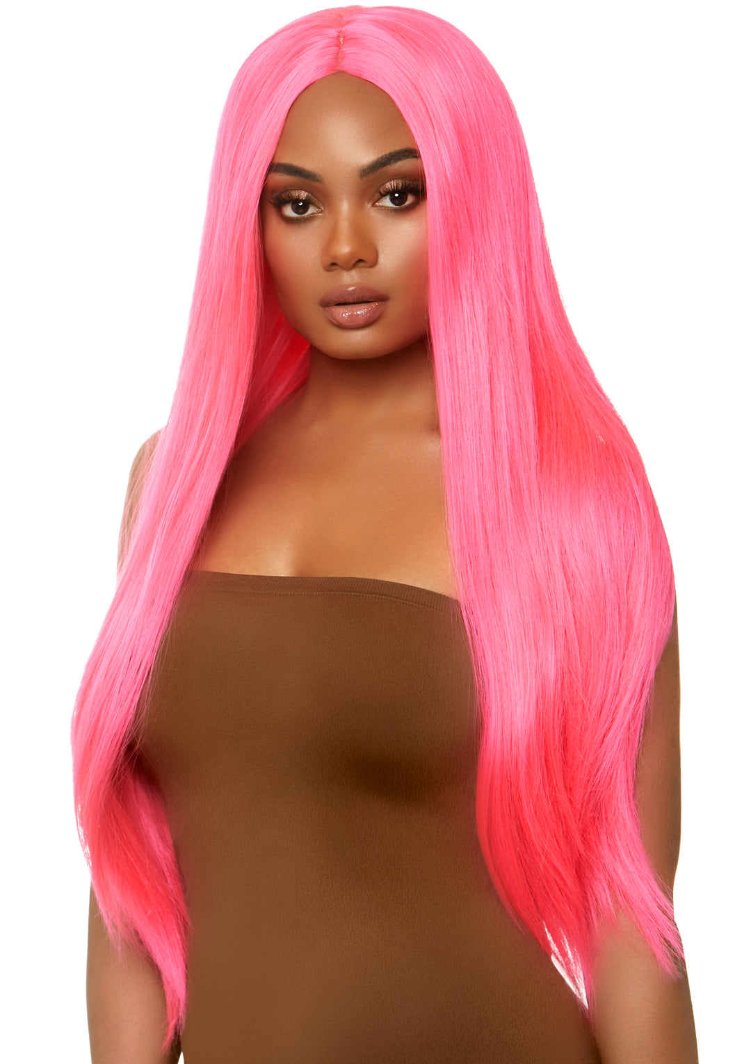 Long Straight Wig 33 Inch - Pink - Not Very Vanilla