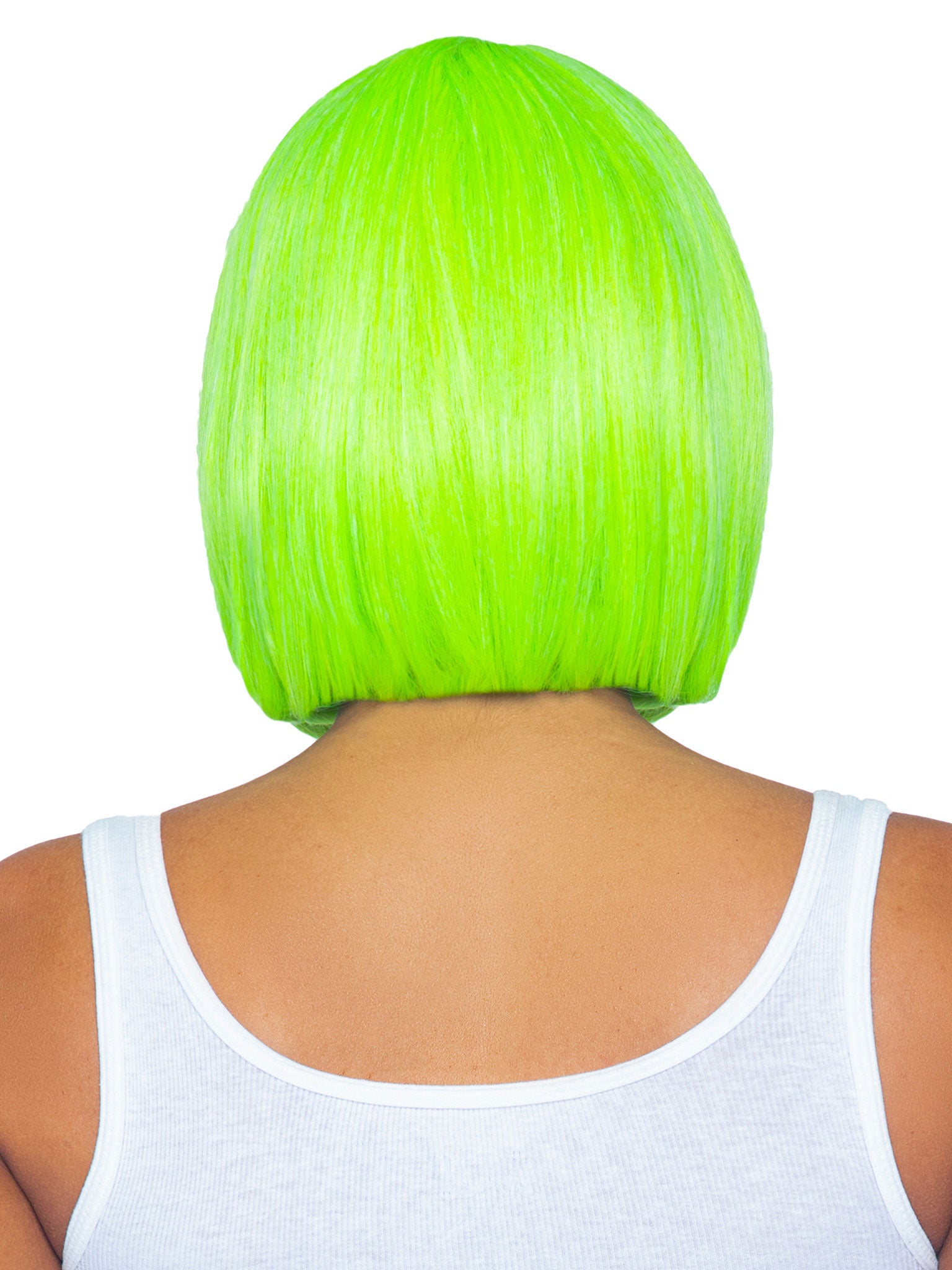 12 Inch Short Bob Wig - Neon Green - Not Very Vanilla