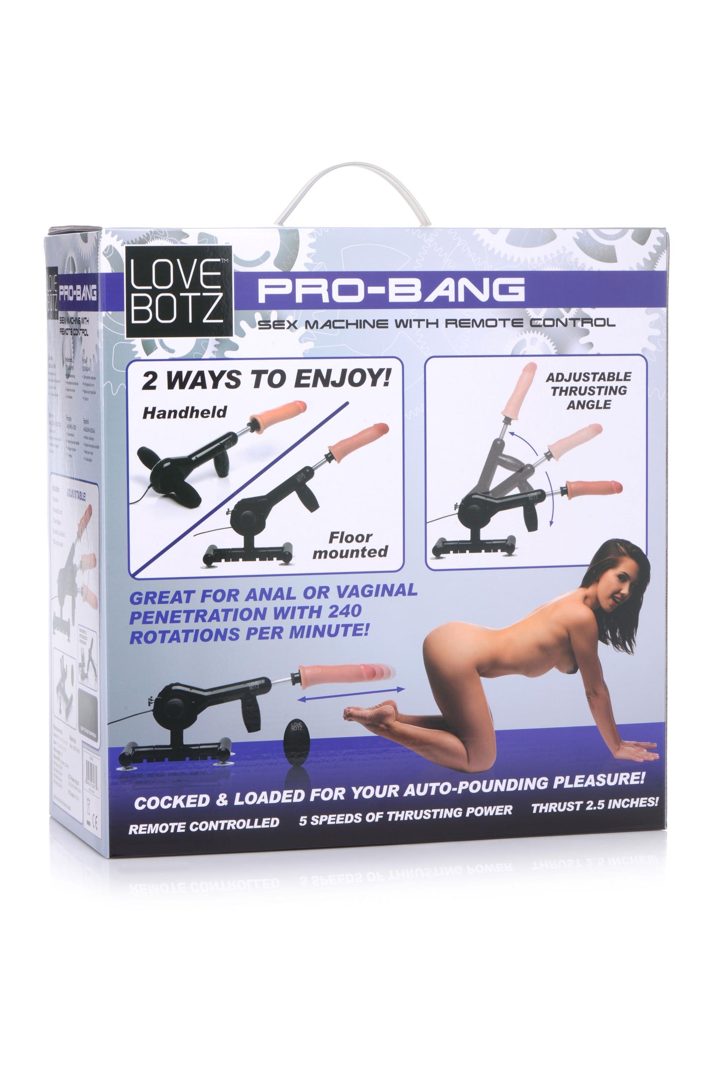 Pro-Bang Sex Machine With Remote Control - Not Very Vanilla