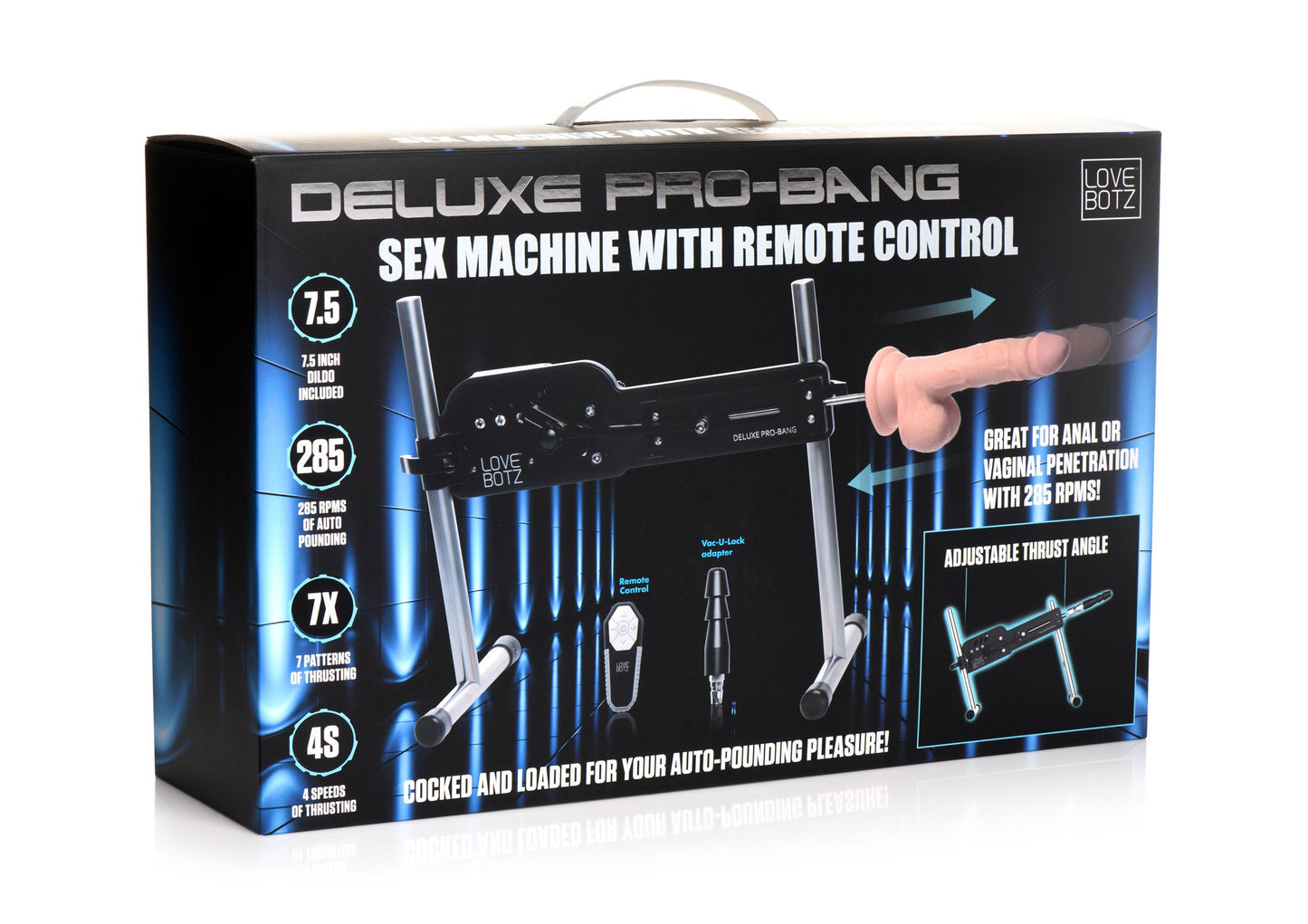 Deluxe Pro-Bang Sex Machine With Remote Control - Not Very Vanilla