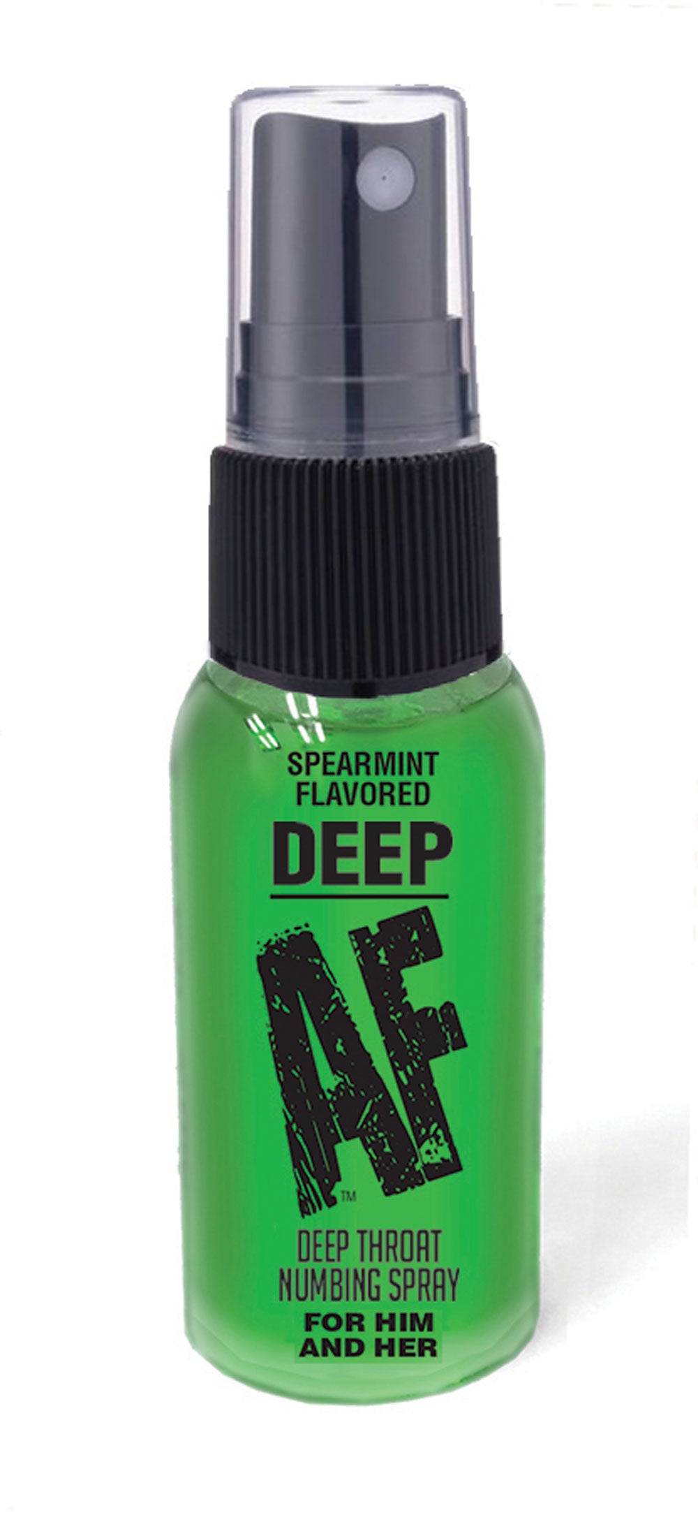 Deep Af - Spearmint Flavored Deep Throat Spray - 1 Oz - Not Very Vanilla