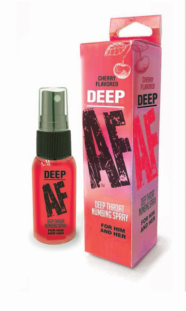 Deep Af Deep Throat Numbing Spray - Cherry - 1 Fl. Oz. - Not Very Vanilla