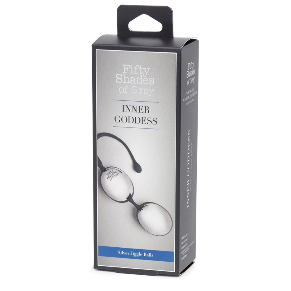 Fifty Shades of Grey Inner Goddess Silver Jiggle Balls 2.3oz - Not Very Vanilla