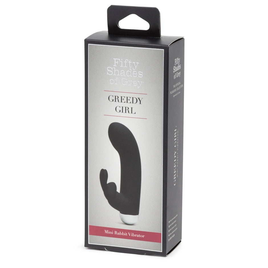 Fifty Shades of Grey Greedy Girl Mini Rabbit Vibrator - Not Very Vanilla