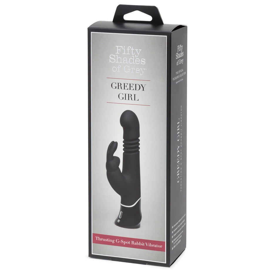 Fifty Shades of Grey Greedy Girl Thrusting Rabbit Vibrator - Not Very Vanilla