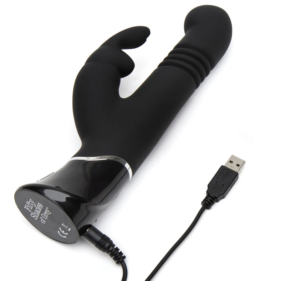 Fifty Shades of Grey Greedy Girl Thrusting Rabbit Vibrator - Not Very Vanilla