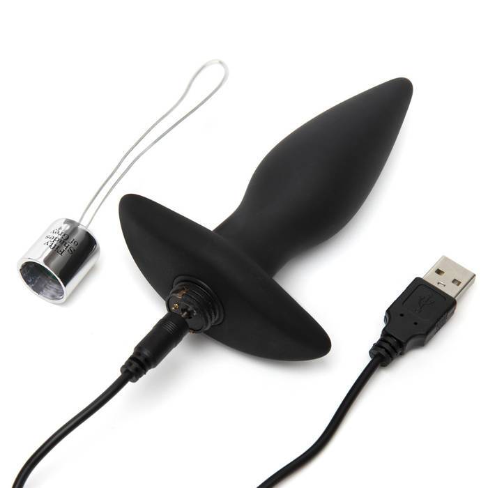 Fifty Shades Relentless Vibrations Remote Control Butt Plug - Not Very Vanilla