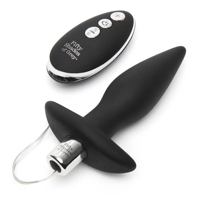 Fifty Shades Relentless Vibrations Remote Control Butt Plug - Not Very Vanilla