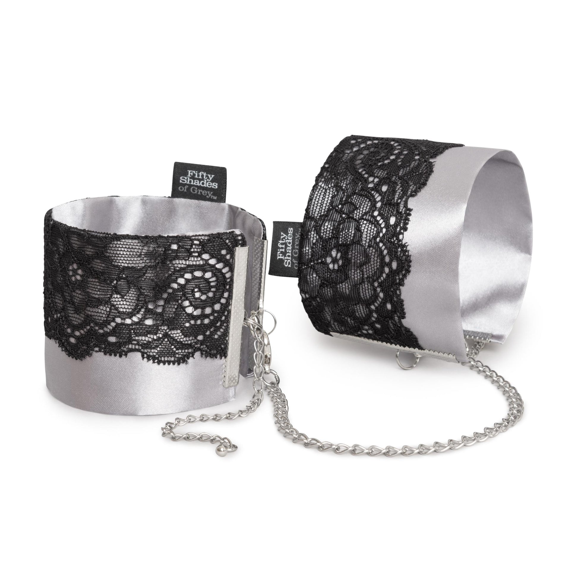 Fifty Shades of Grey Play Nice Satin Wrist Cuffs - Not Very Vanilla