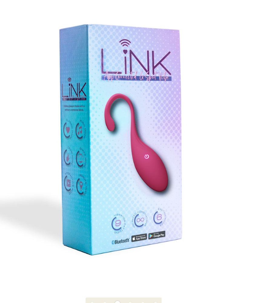 Link App Connected G-Spot Vibe - Pink - Not Very Vanilla