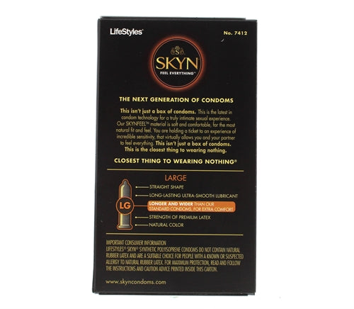 Lifestyles Skyn Large - 12 Pack - Not Very Vanilla