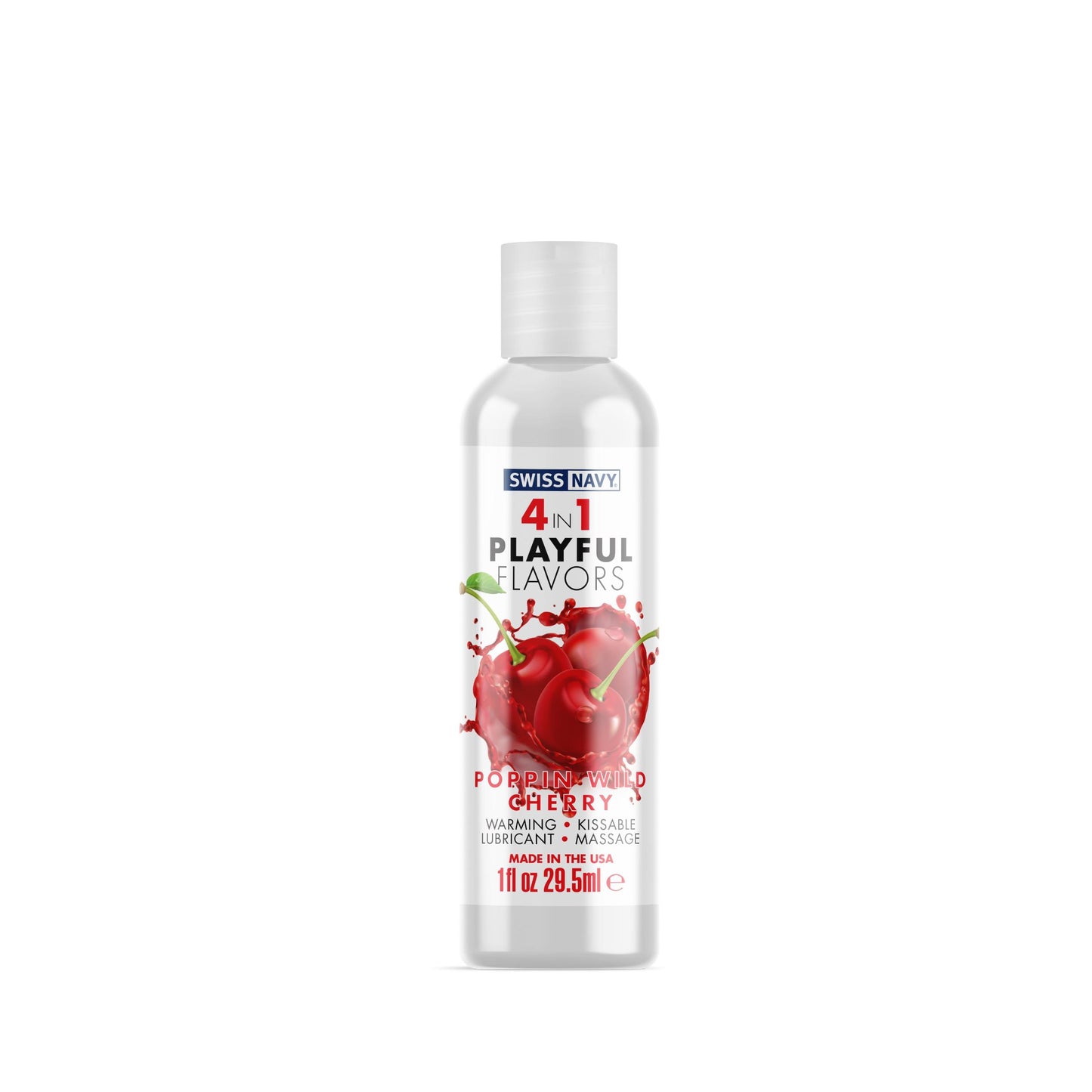 Swiss Navy 4-in-1 Playful Flavors - Pop'n Wild Cherry - 1 Fl. Oz. - Not Very Vanilla