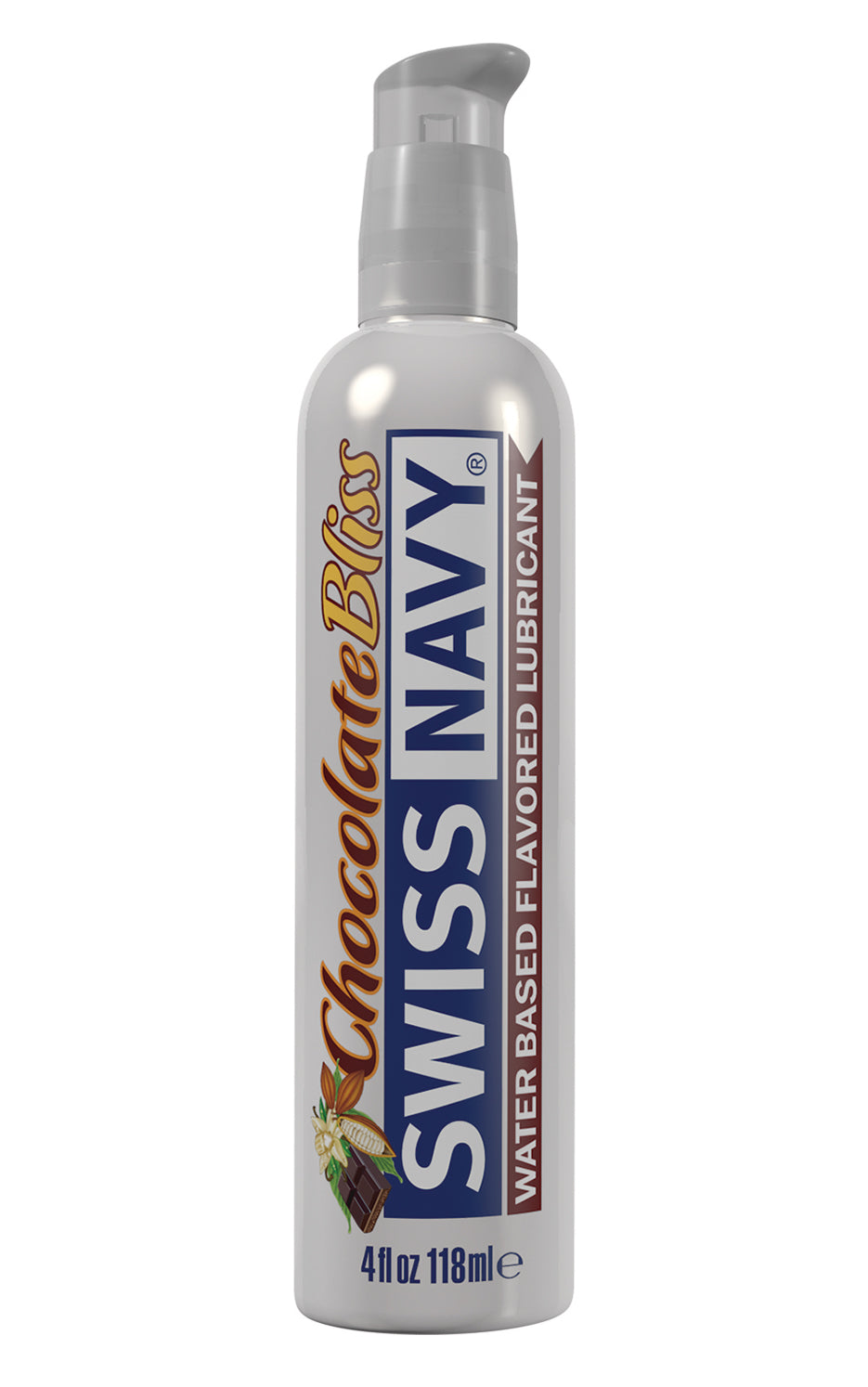 Swiss Navy Flavors Lubricant - Chocolate Bliss 4 Fl. Oz. - Not Very Vanilla