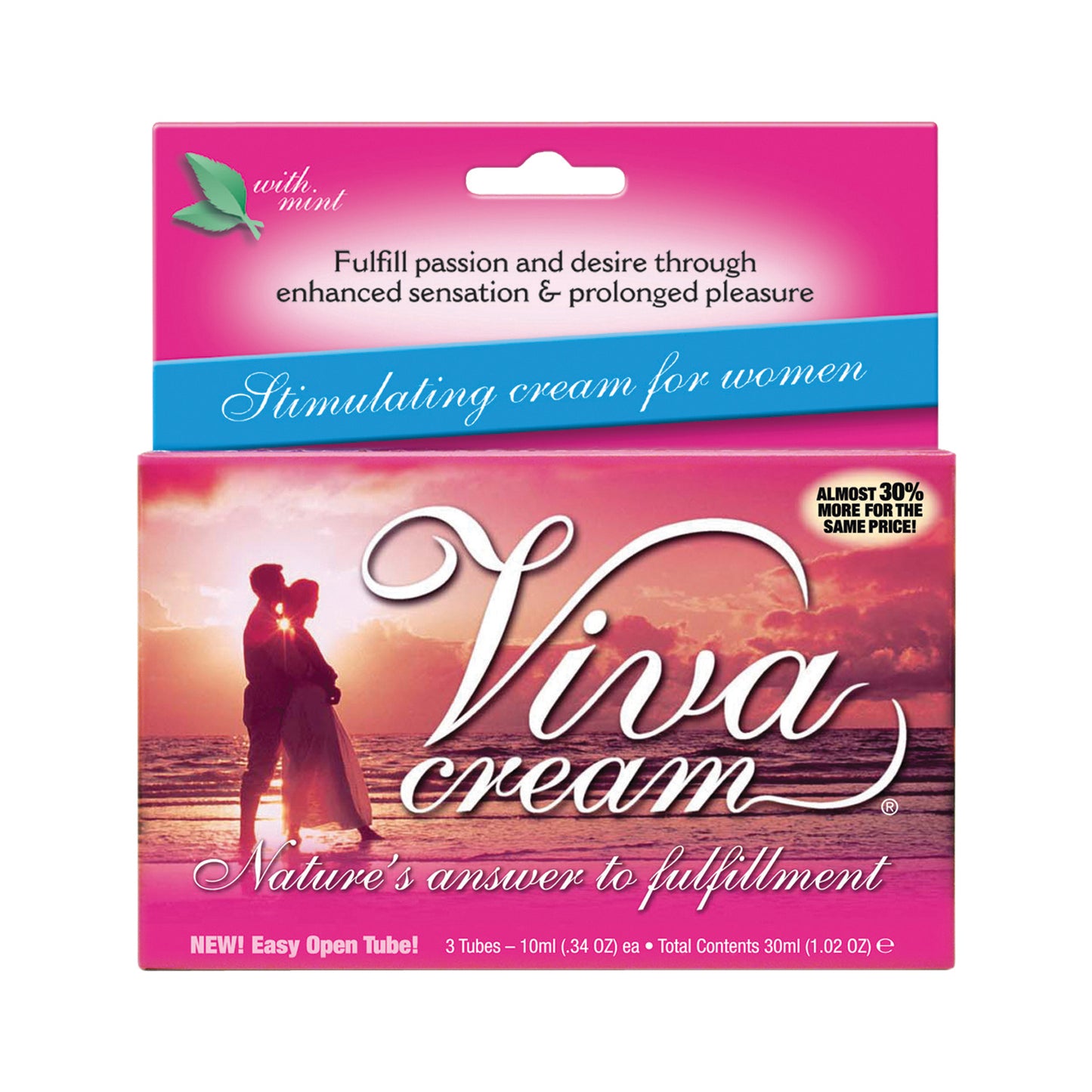 Viva Cream - 3 Count Box - 10ml Tubes - Not Very Vanilla