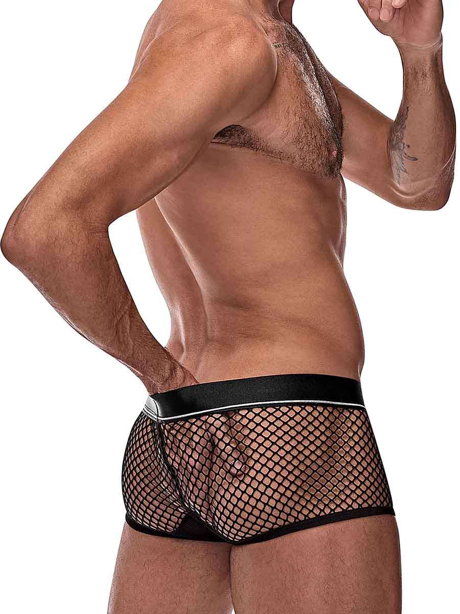 Cock Pit Net Mini Cock Ring Short - Large - Black - Not Very Vanilla