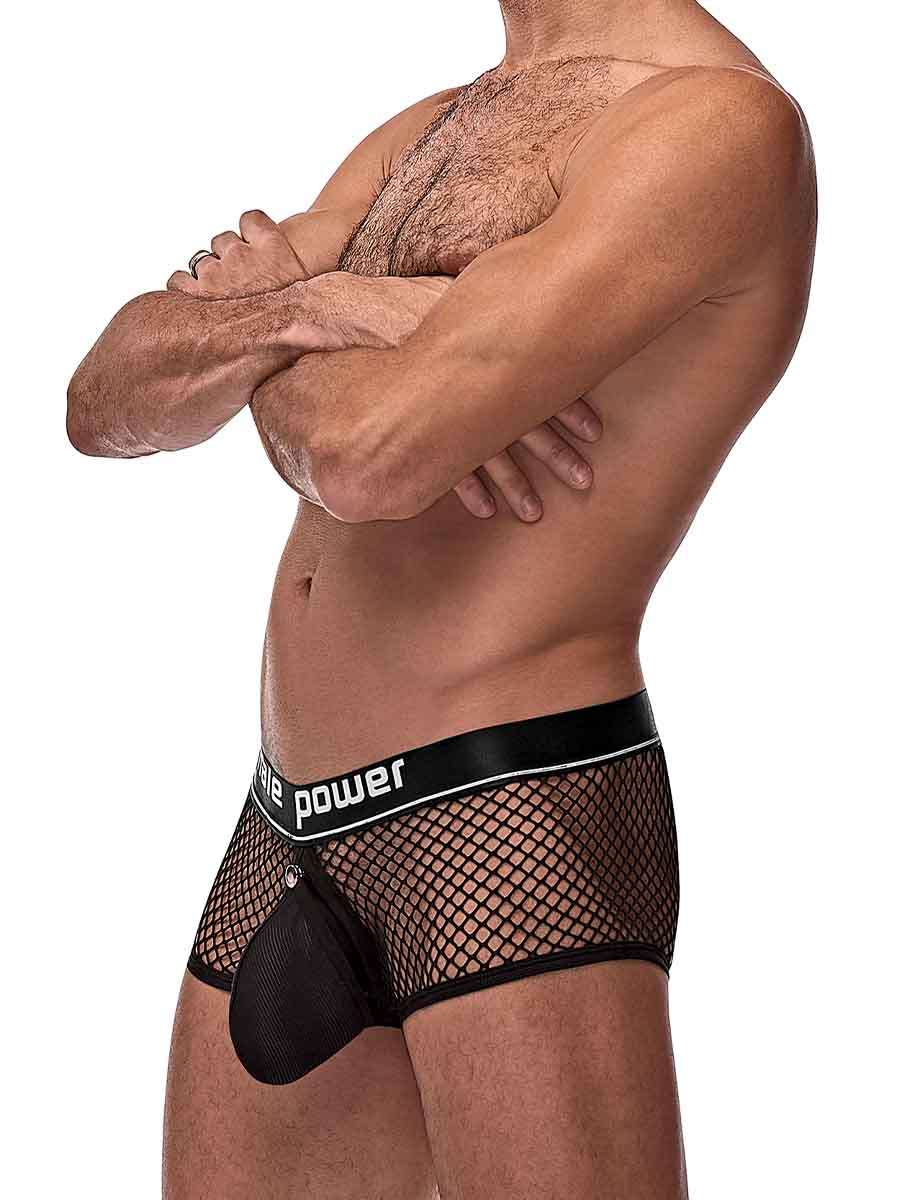 Cock Pit Net Mini Cock Ring Short - Large - Black - Not Very Vanilla