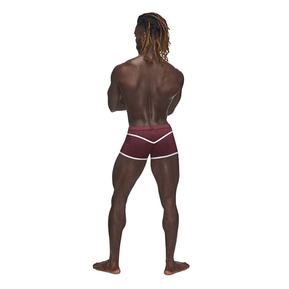 Sport Mesh Sport Short - Large - Burgundy - Not Very Vanilla