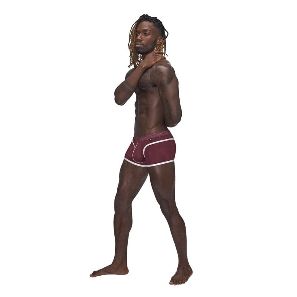 Sport Mesh Sport Short - Medium - Burgundy - Not Very Vanilla