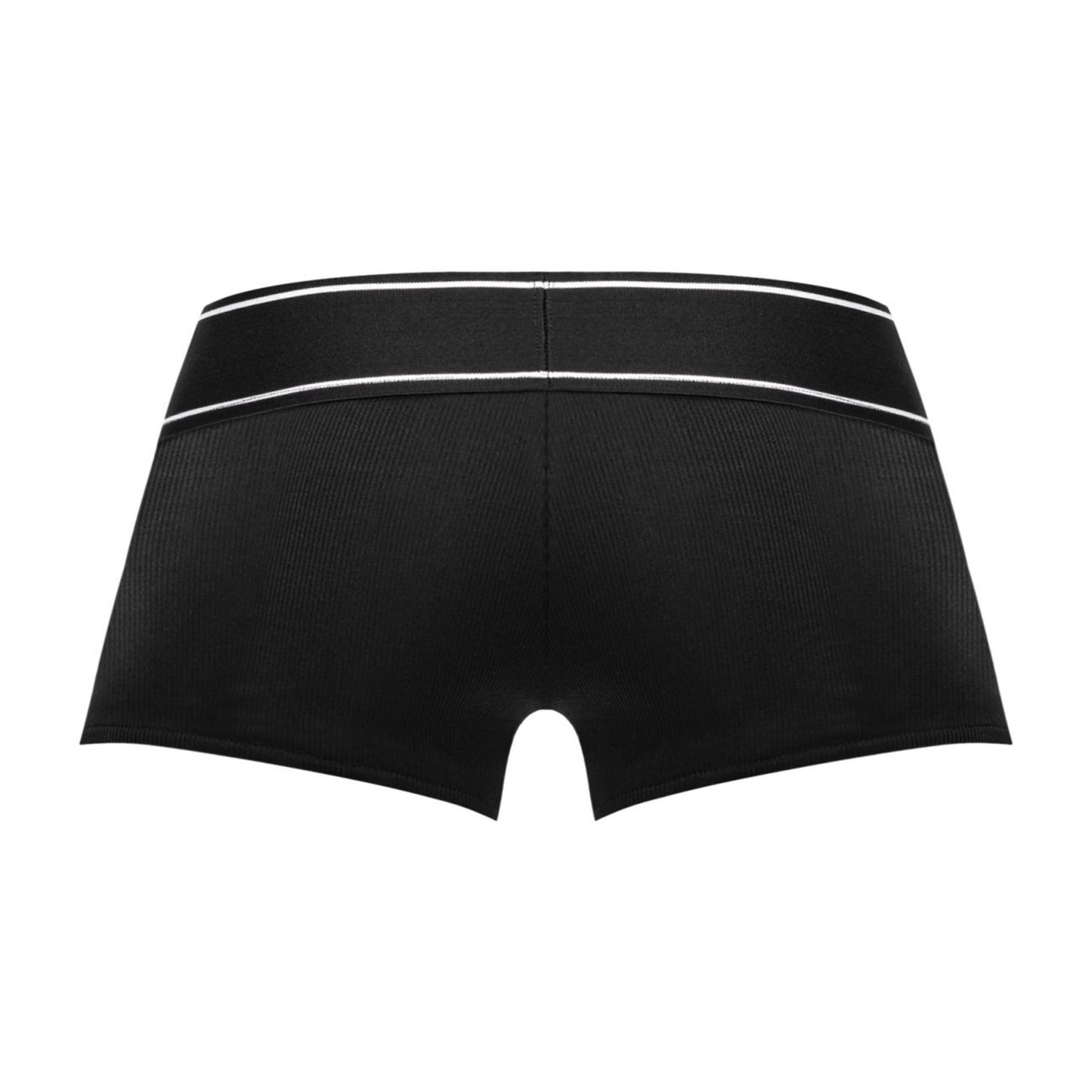 Modal Rib Pouch Short - Large - Black - Not Very Vanilla