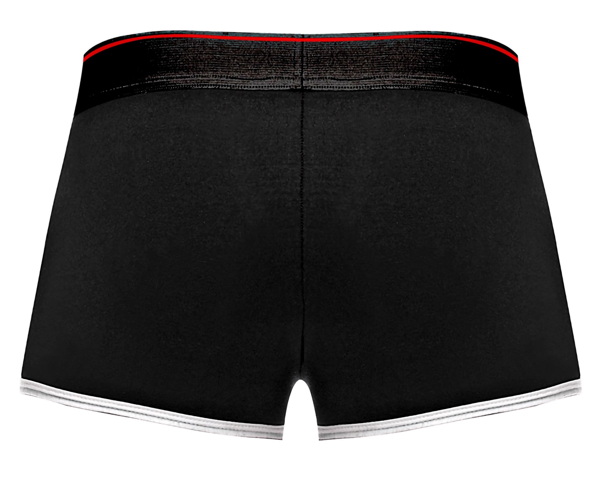 Retro Sport Panel Short - Large - Black/ Red - Not Very Vanilla