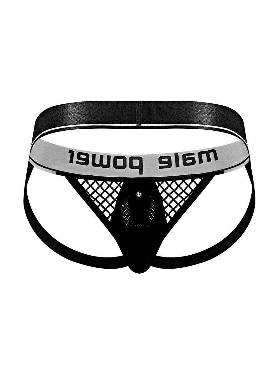 Cock Pit Net Cock Ring Jock - L/ XL - Black - Not Very Vanilla