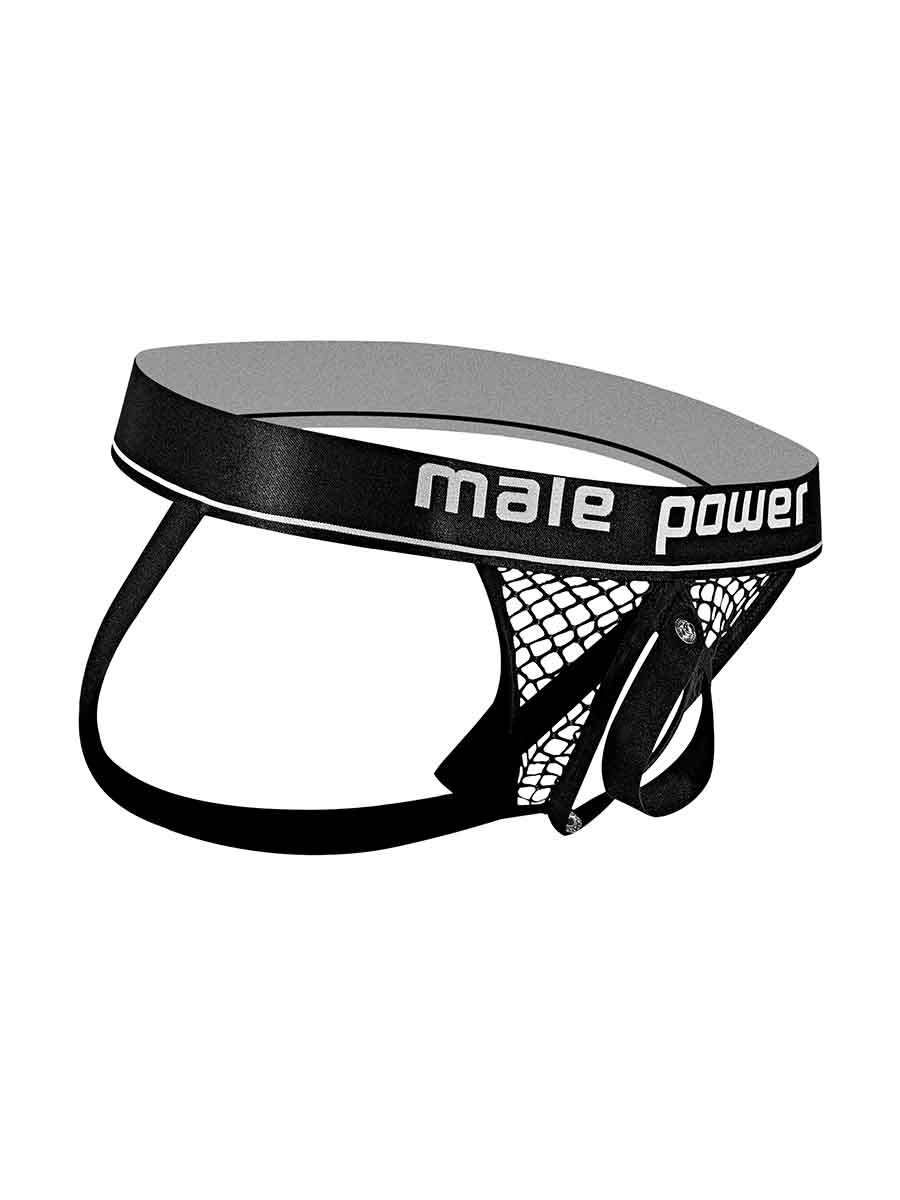 Cock Pit Net Cock Ring Jock - L/ XL - Black - Not Very Vanilla