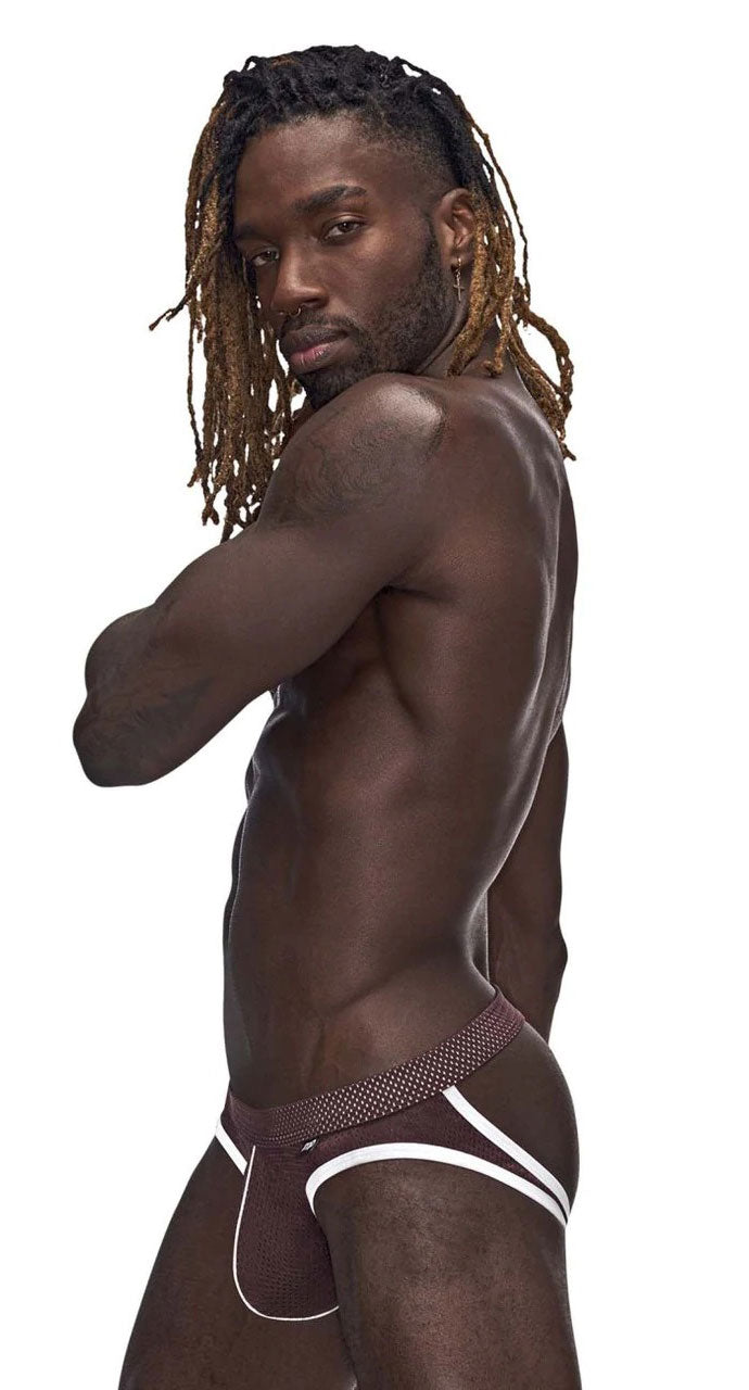 Sport Mesh Sport Jock - Large/x-Large - Burgundy - Not Very Vanilla