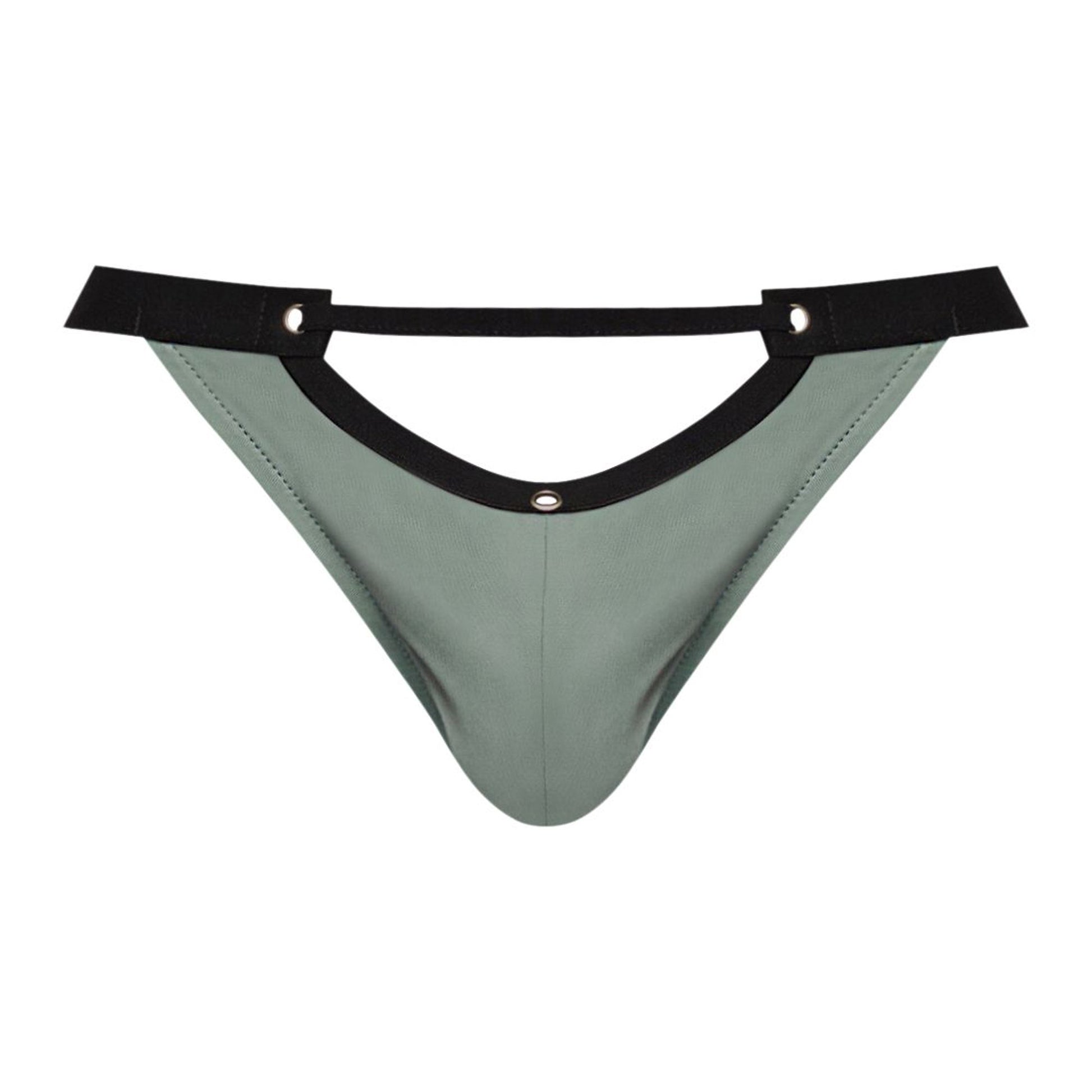 Magnificence Micro v-Thong - X-Large - Jade - Not Very Vanilla