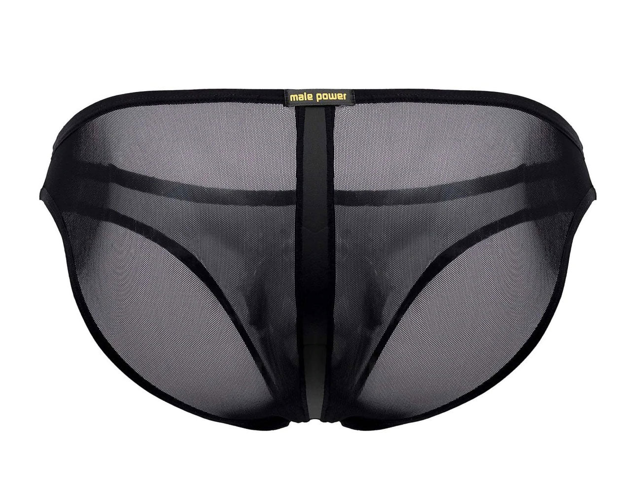 Landing Strip Bikini Brief - Large - Black - Not Very Vanilla