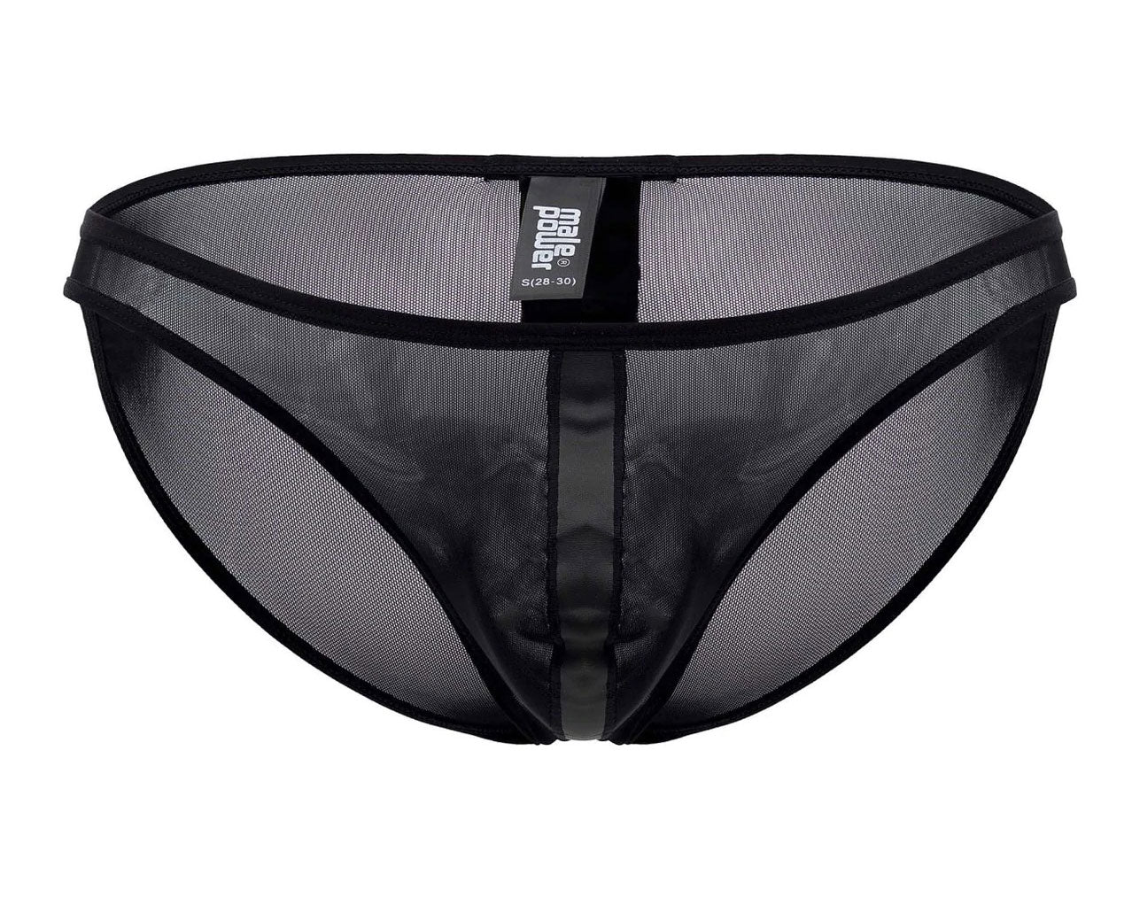 Landing Strip Bikini Brief - Large - Black - Not Very Vanilla