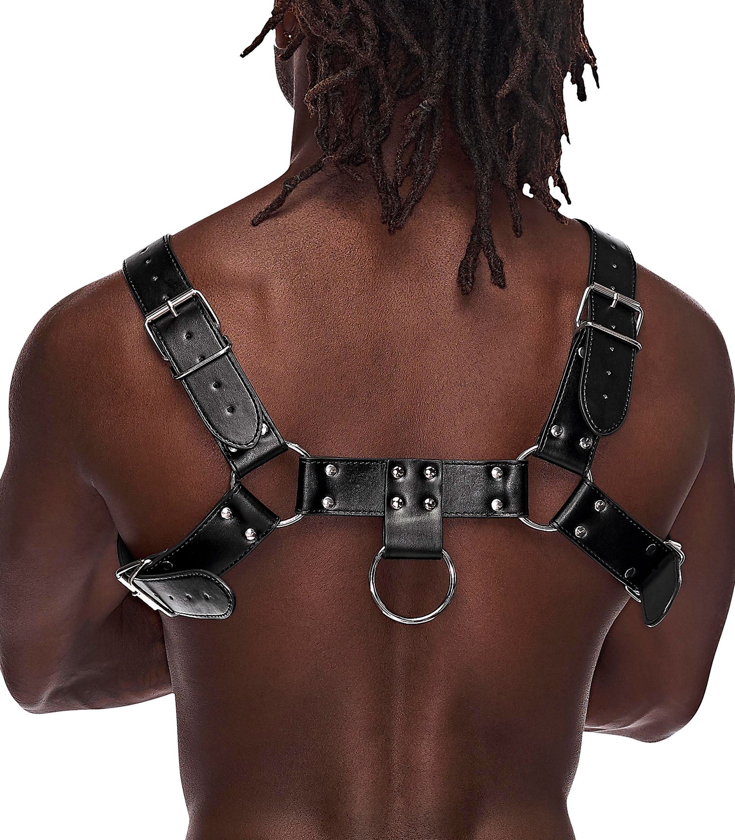 Aries Leather Harness - One Size - Black - Not Very Vanilla