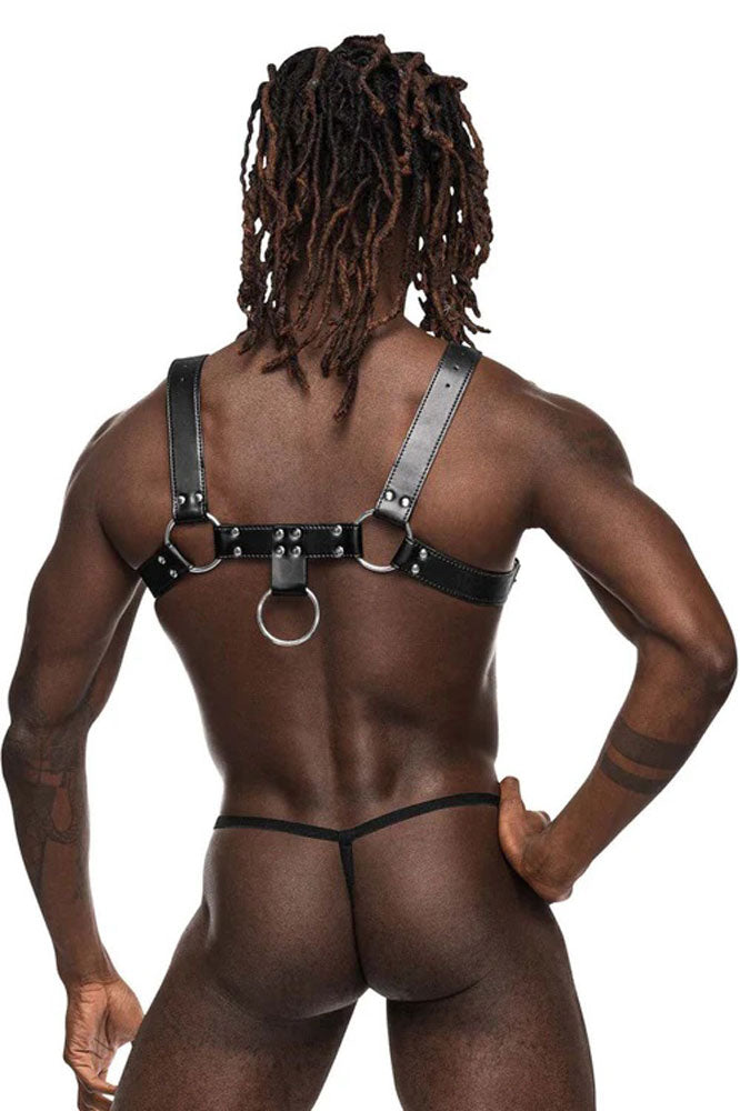 Libra Leather Harness - Black - Not Very Vanilla