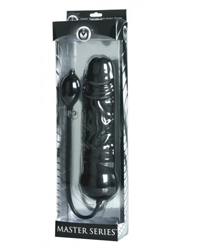 Leviathan Giant Silicone Inflatable Dildo - Black - Not Very Vanilla