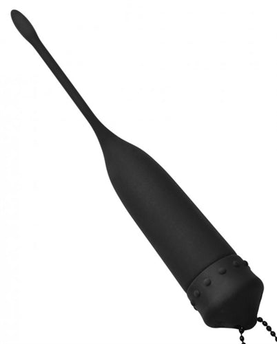 Cadence Vibrating Silicone Sound - Black - Not Very Vanilla