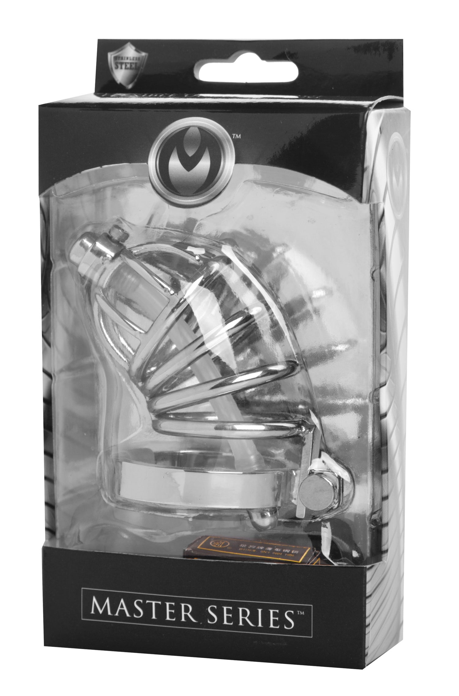 Stainless Steel Chastity Cage With Silicone Urethral Plug – Not Very Vanilla