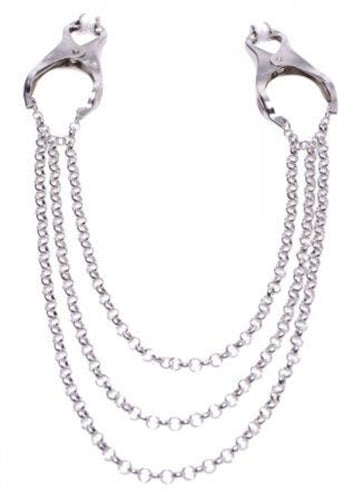 Affix Triple Chain Nipple Clamps - Not Very Vanilla