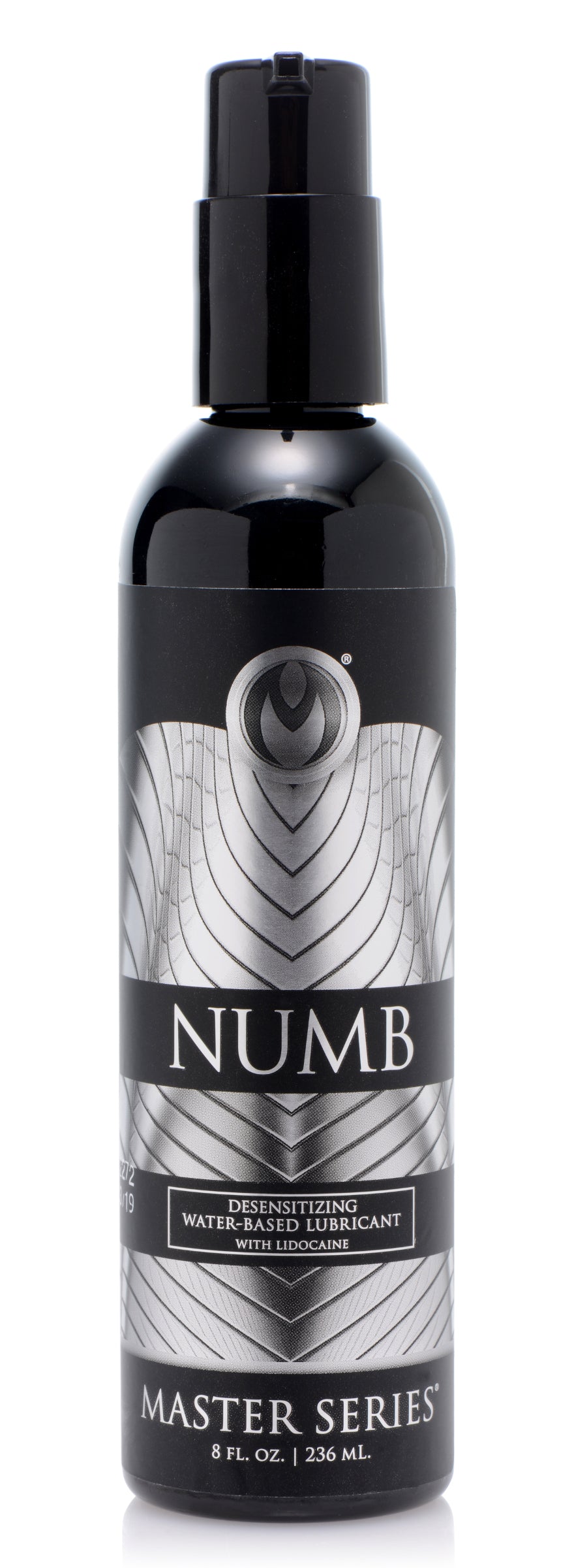 Numb Desensitizing Water Based Lubricant - 8 Fl. Oz. / 236 ml - Not Very Vanilla