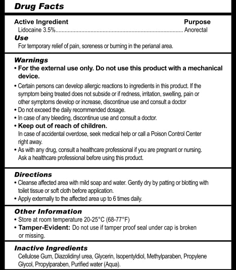 Numb Desensitizing Water Based Lubricant - 8 Fl. Oz. / 236 ml - Not Very Vanilla