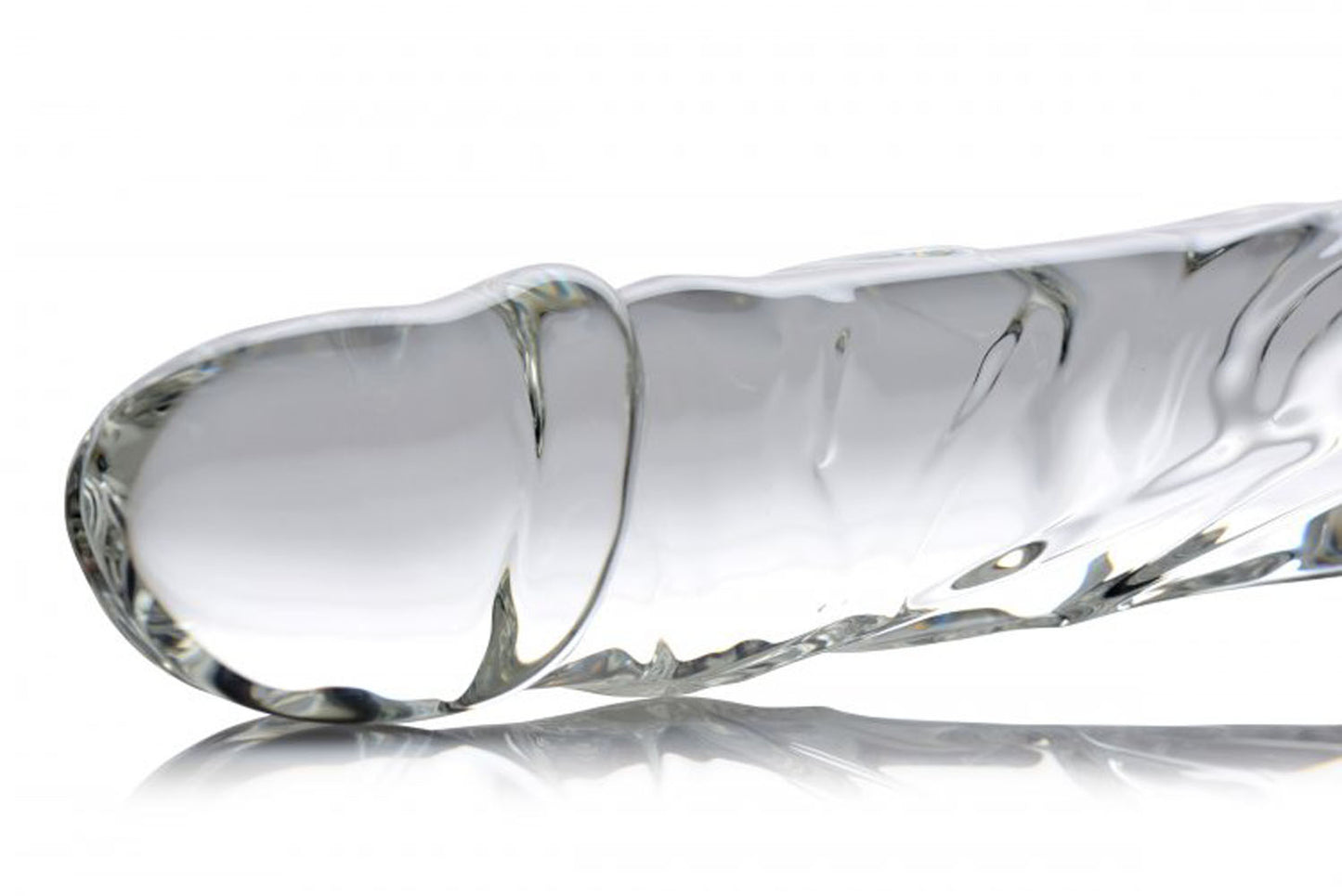 Brutus Glass Dildo Thruster - Clear - Not Very Vanilla