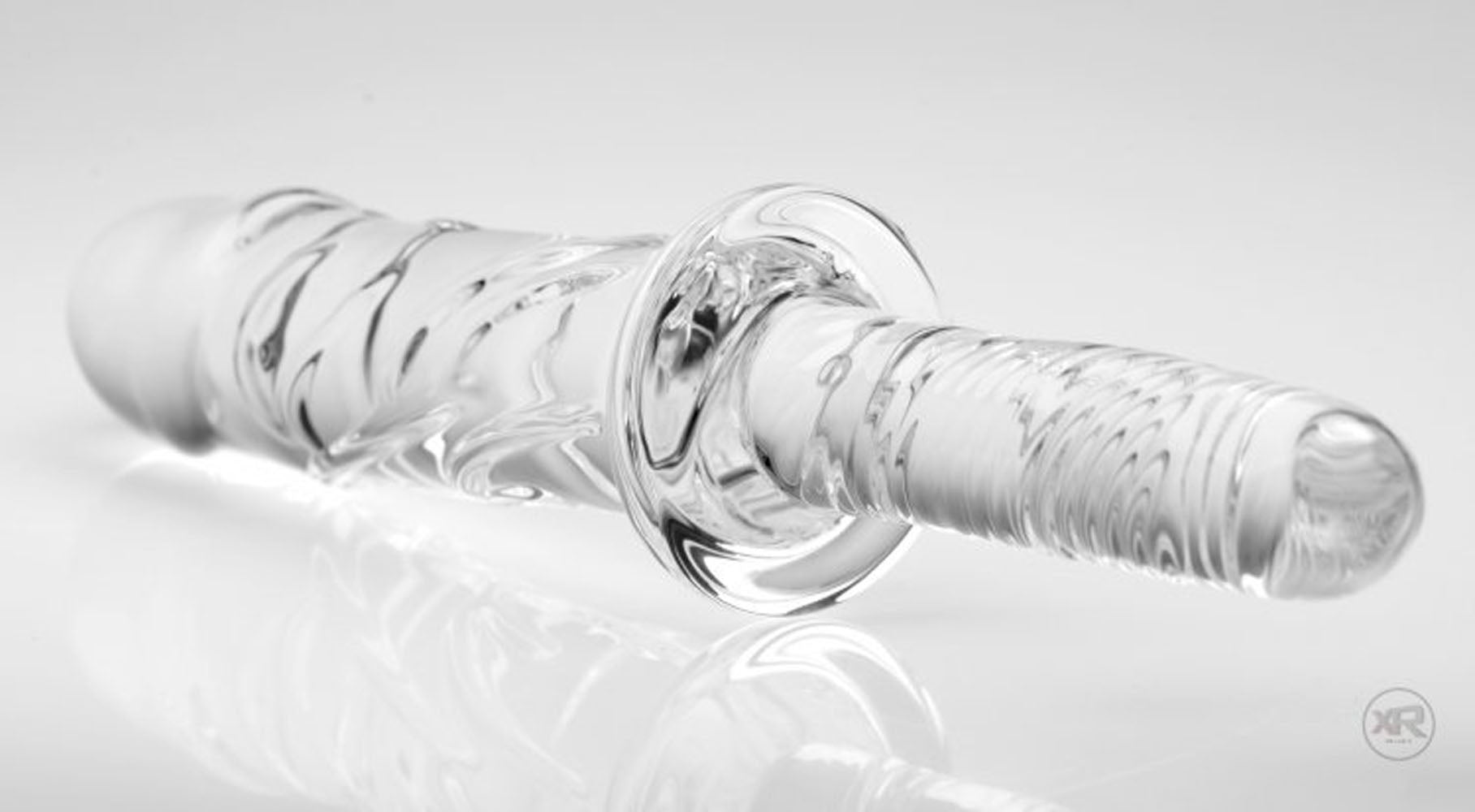 Brutus Glass Dildo Thruster - Clear - Not Very Vanilla