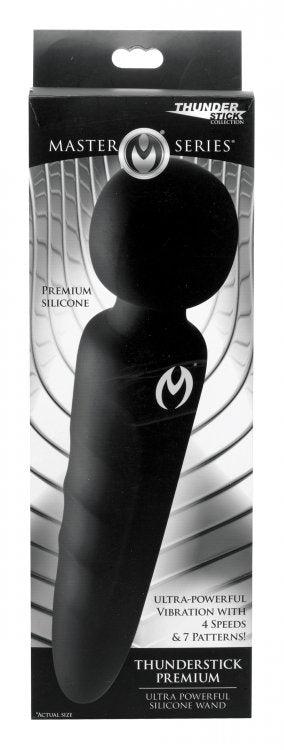 Thunderstick Premium Ultra Powerful Silicone Rechargeable Wand - Not Very Vanilla