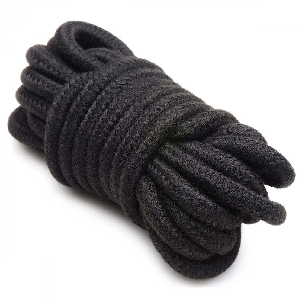 Hook Up 10 Piece Plush Bondage Set - Black - Not Very Vanilla