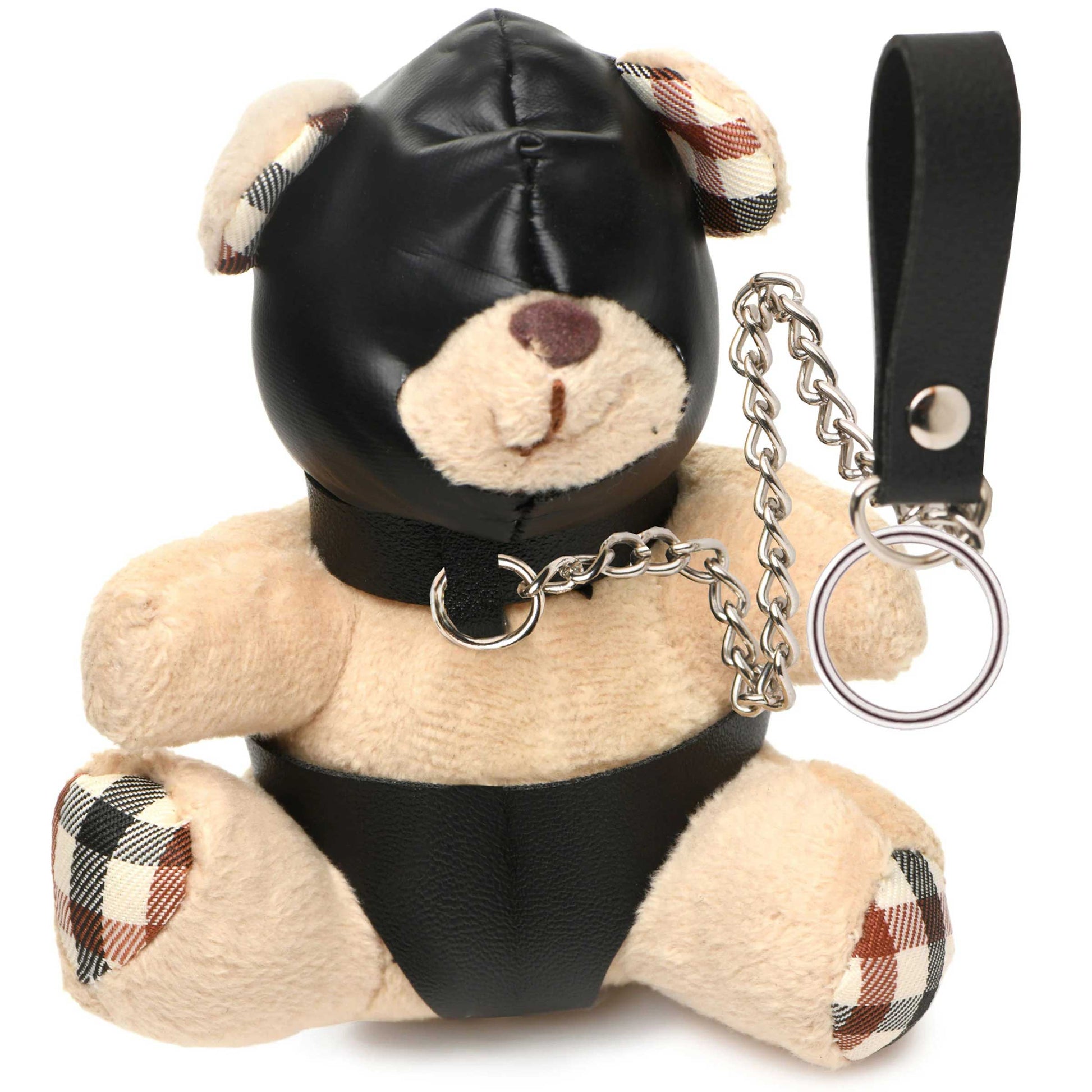 Hooded Teddy Bear Keychain - Not Very Vanilla